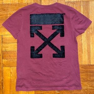 Burgundy Off-White TShirt